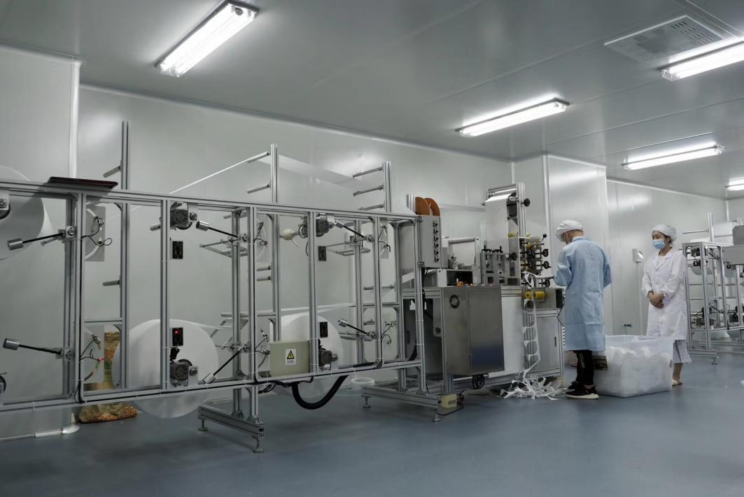 廣西口罩廠十萬級無塵車間工程完工 廣西口罩廠十萬級無塵車間工程完工